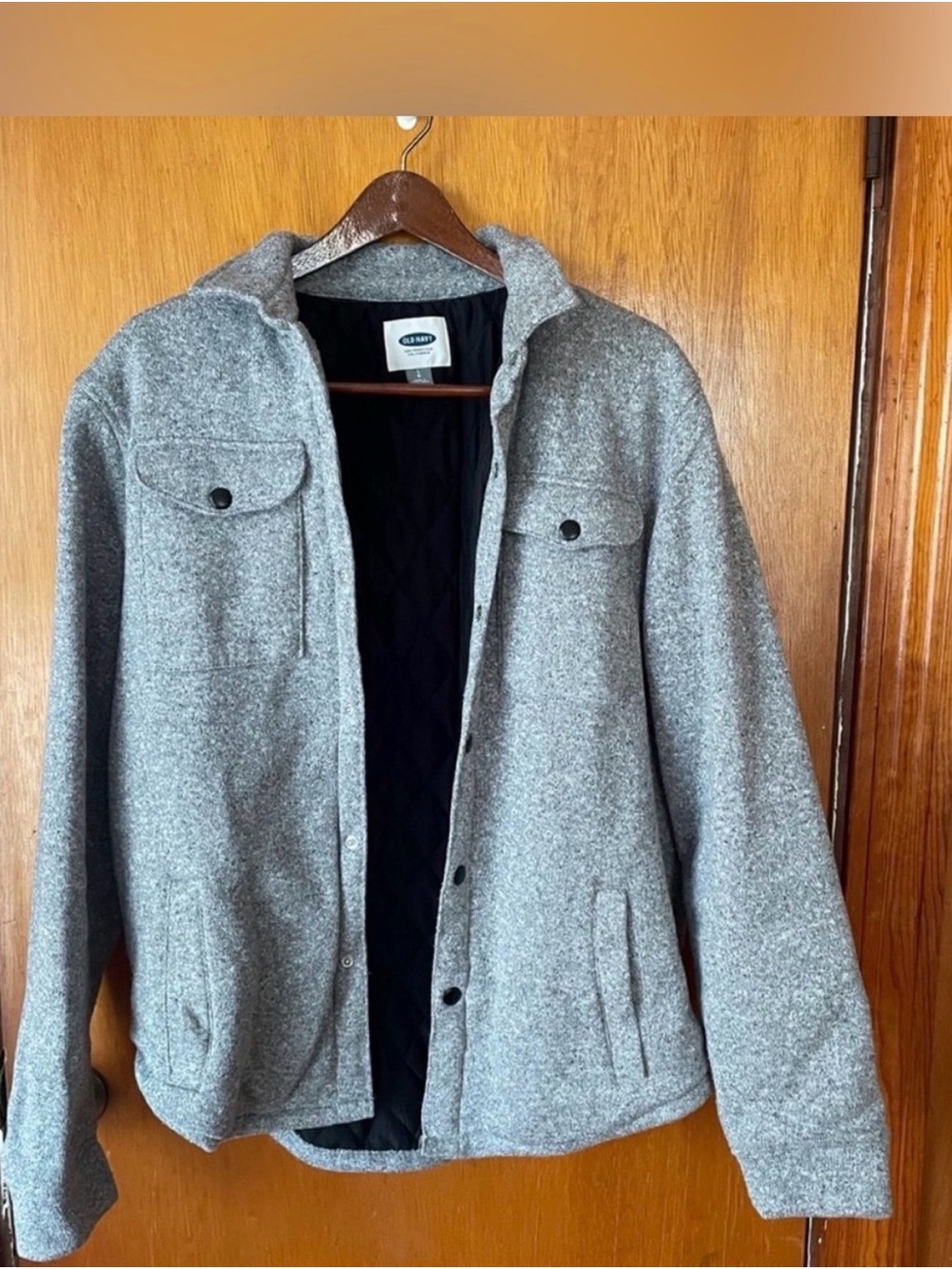 Men's Gray Quilter Lined Jacket
